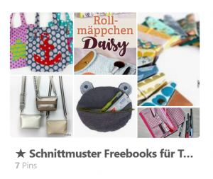 frau hein: Pinterest Pinnwand Freebooks für Taschen