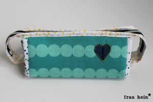 frau hein: Hummelhonig Cozy Dots Sew together bags - Teil 1 mint und grau